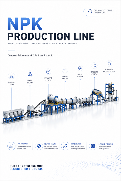 latest company news about NPK Production Line Helps Fertilizer Manufacturers Achieve Efficient Compound Fertilizer Production