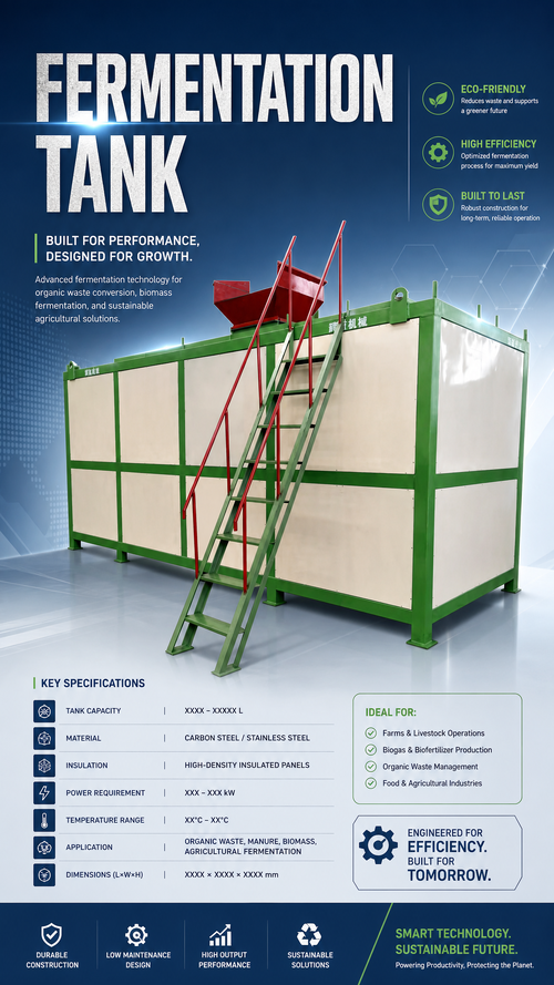 latest company news about New Fermentation Tank Improves Organic Waste Processing Efficiency