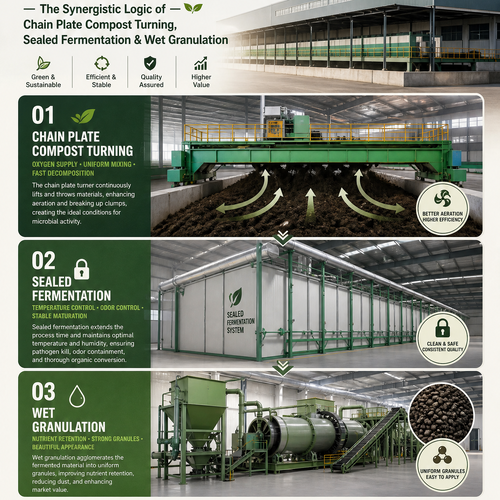 latest company blog about The Synergistic Logic of Chain Plate Turning, Sealed Fermentation and Wet Granulation