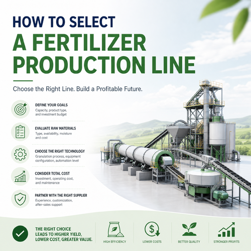 Dernier blog de l'entreprise Comment choisir une ligne de production d'engrais