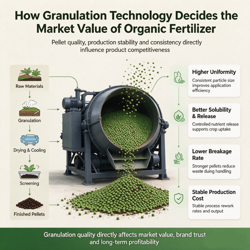 latest company blog about How Granulation Technology Decides the Market Value of Organic Fertilizer