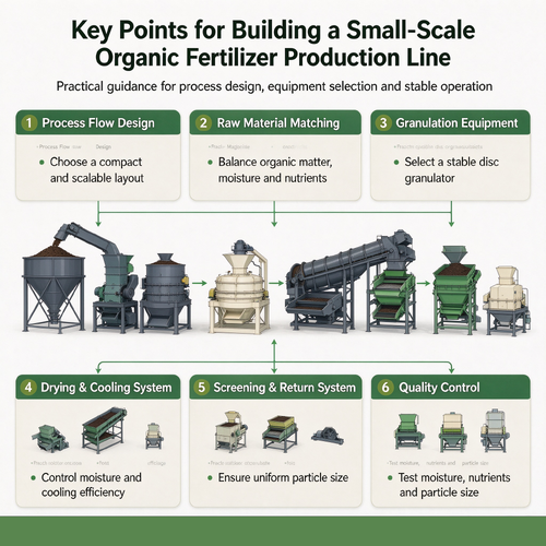 latest company blog about Key Points for Building a Small-Scale Organic Fertilizer Production Line