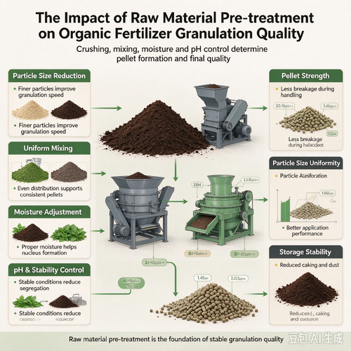 latest company blog about The Impact of Raw Material Pre-treatment on Organic Fertilizer Granulation Quality