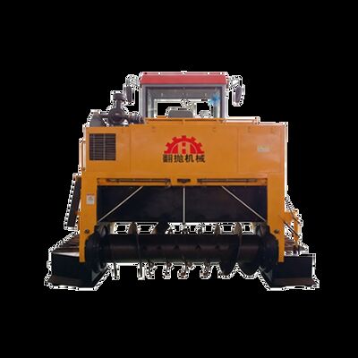 Custom Crawler Type Windrow Compost Pile Turner Untuk Industri Pupuk Organik