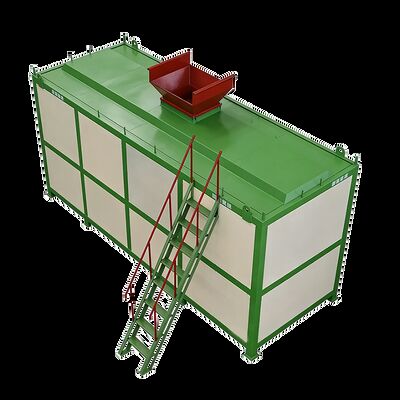 Buen precio Equipo de fertilizantes para tanques de fermentación horizontales cerrados y compactos en línea