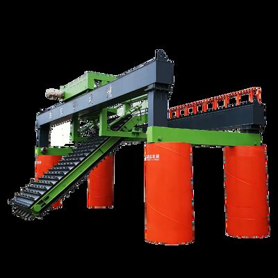 قیمت خوب زباله های صنعتی ارگانیک Windrow Compost Kompost Turner قاب تقویت شده آنلاین