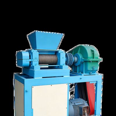 Harga yang bagus 220V Double Roller Extrusion Granulator Fertilizer Machine Kompak on line