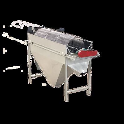Harga yang bagus 5.5KW Trommel Drum Fertilizer Screener Mesin presisi tinggi on line