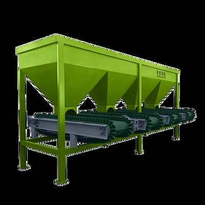 Good price Multi-bin Automatic Batching Fertilizer Batching Machine with Continuous Uniform Feeding and Anti-blocking Paddle Device Wheel Loader Feeding Bin online