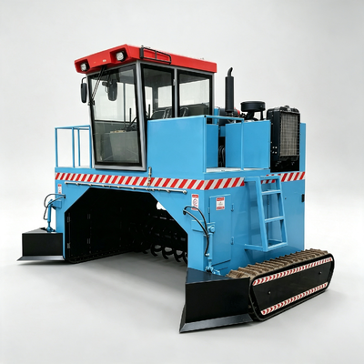 良い値段 クローラー型コンポストターナー 2.5-3.0 m回転幅, 800-1500 m3/h 処理容量,有機廃棄物のコンポスタ用のエンジンパワー 75-118.5 kW オンライン