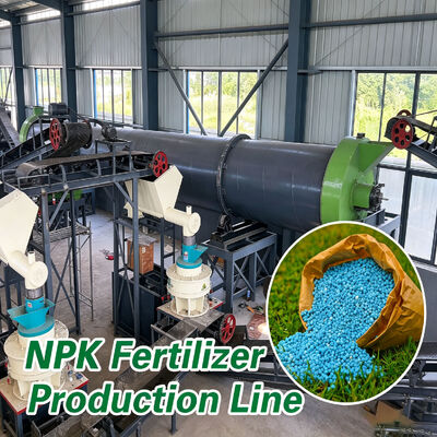 Good price Full Automatic NPK Compound Fertilizer Production Line with Wide Raw Material Compatibility and Modular Configuration online