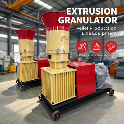 Good price Fertilizer Granulator Machine for Normal Temperature Dry Extrusion Granulation and Cylindrical Pellet Making in Animal Manure Compost Processing online